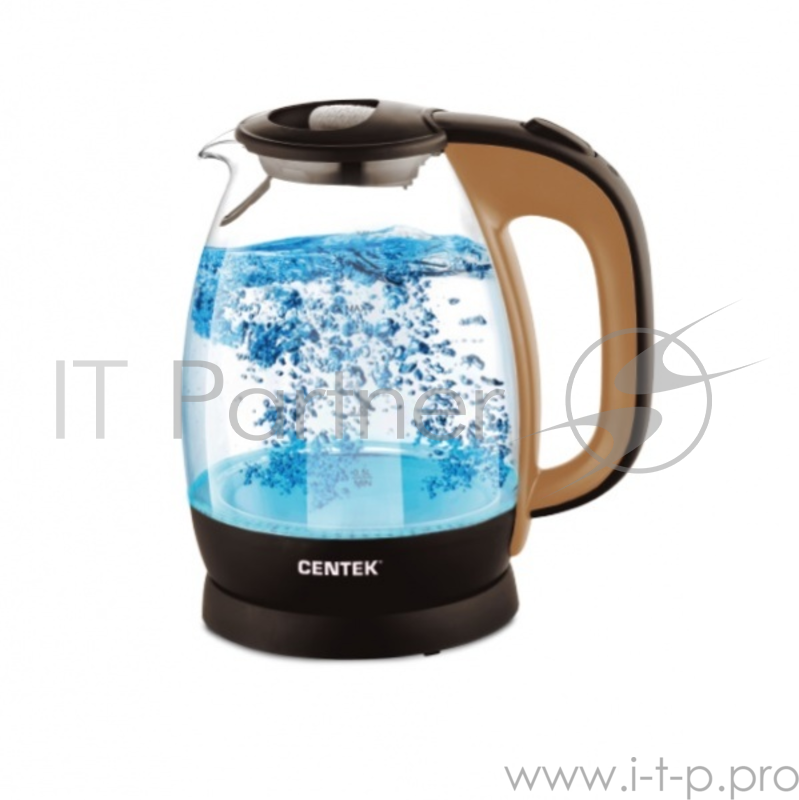 Чайник электрический Centek CT-0056 кофейно-бежевый, 1,7л, 2200Вт (в уп. 6 шт)