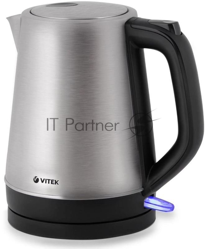 Чайник электрический VITEK VT-7040 ST, 2200Вт, серебристый