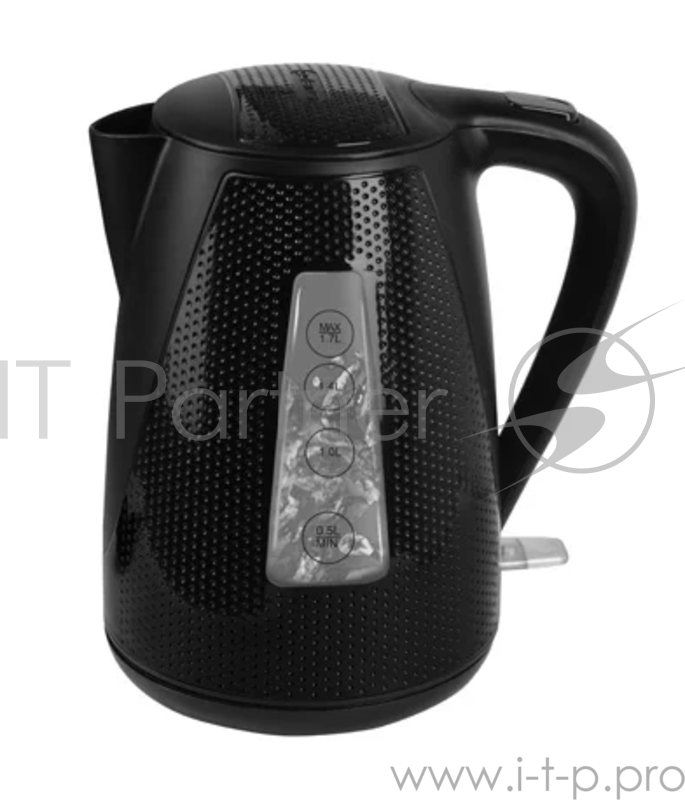 Чайник электрический Polaris PWK 1794C (2200вт,1,7л,пласт. 2 ОКОШКА)черный