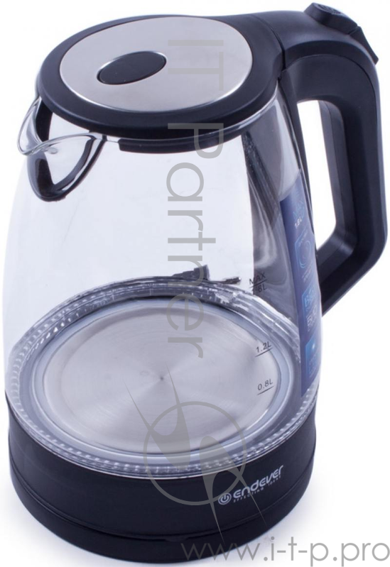 Чайник электрический Endever Skyline KR-326G 2200 Вт чёрный 1.8 л стекло