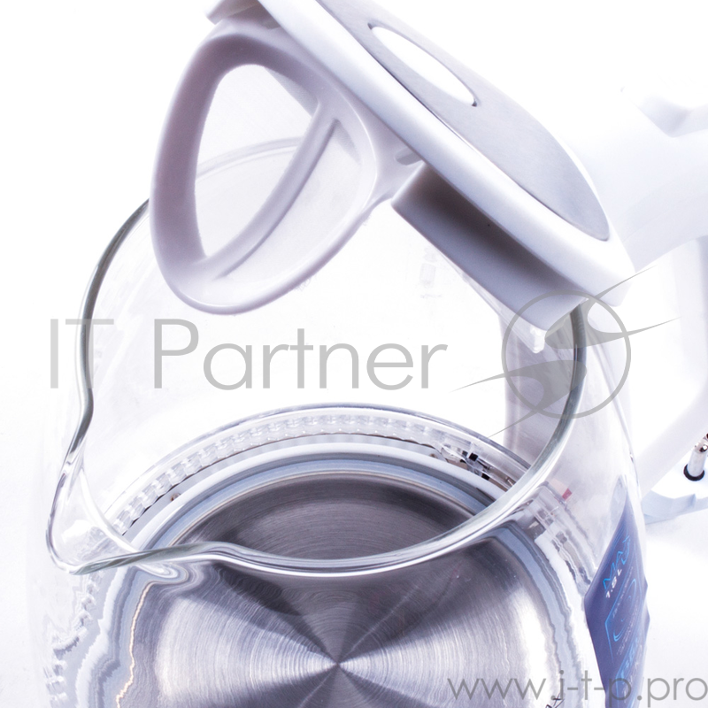 Чайник электрический Endever KR-325G 2200 Вт белый 1.8 л пластик/стекло