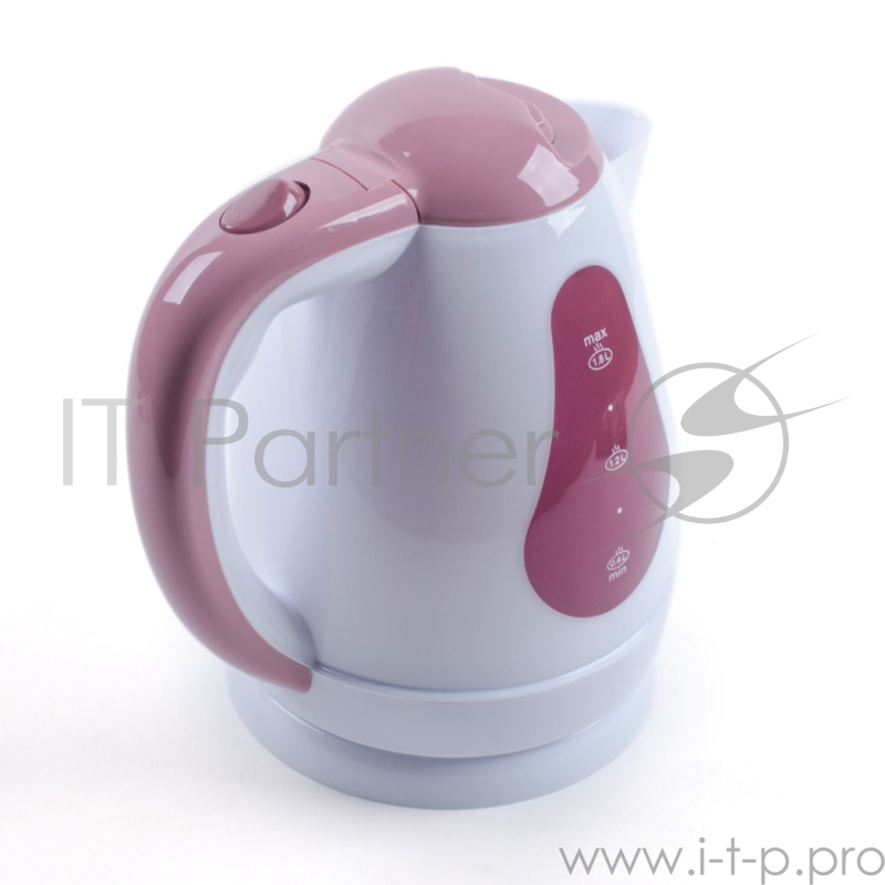 Чайник ENDEVER 351-KR 2100 Вт белый бордовый 1.8 л пластик