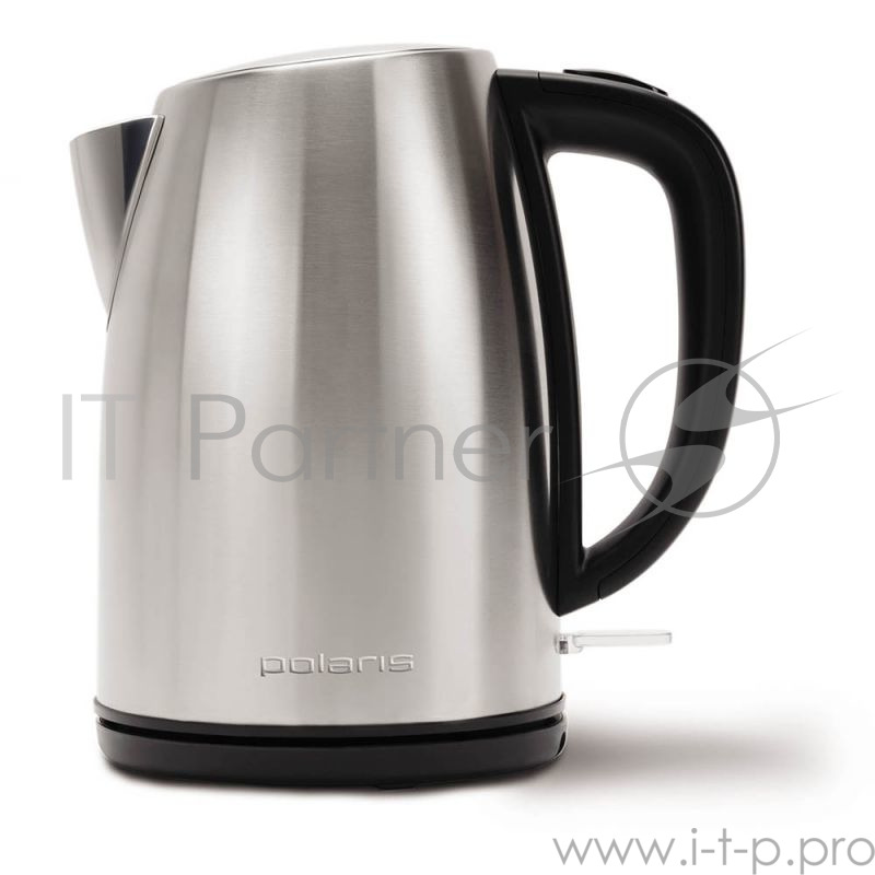 Чайник POLARIS PWK 1870CA объем 1.8 л мощность 2200 Вт индикация включения закрытая спираль установка на подставку в любом положении стальной корпус