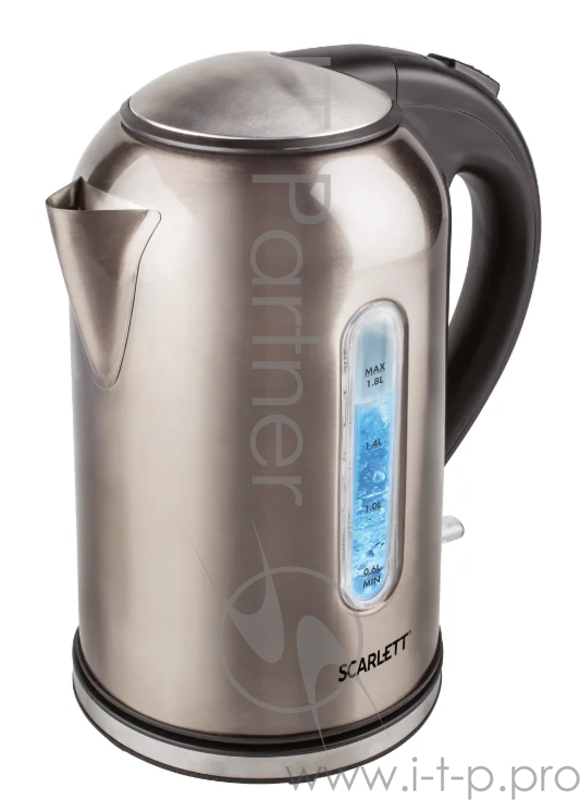 Чайник электрический Scarlett SC-EK21S64 1.8л. 2200Вт серый