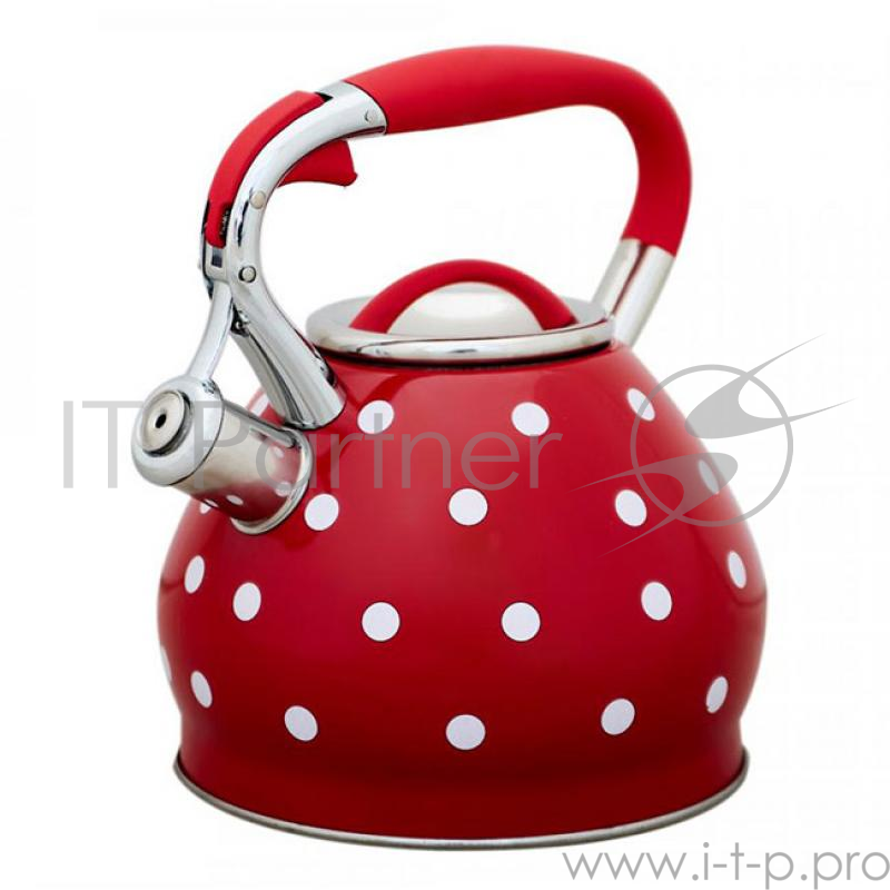 Чайник Катунь KT 123 Красный горошек 3,0 л