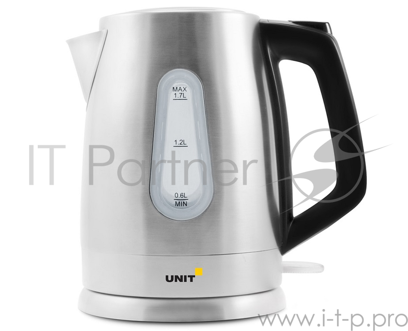 Чайник электрический UNIT UEK-276, сталь, Матовый, 1.7л., 2000Вт.