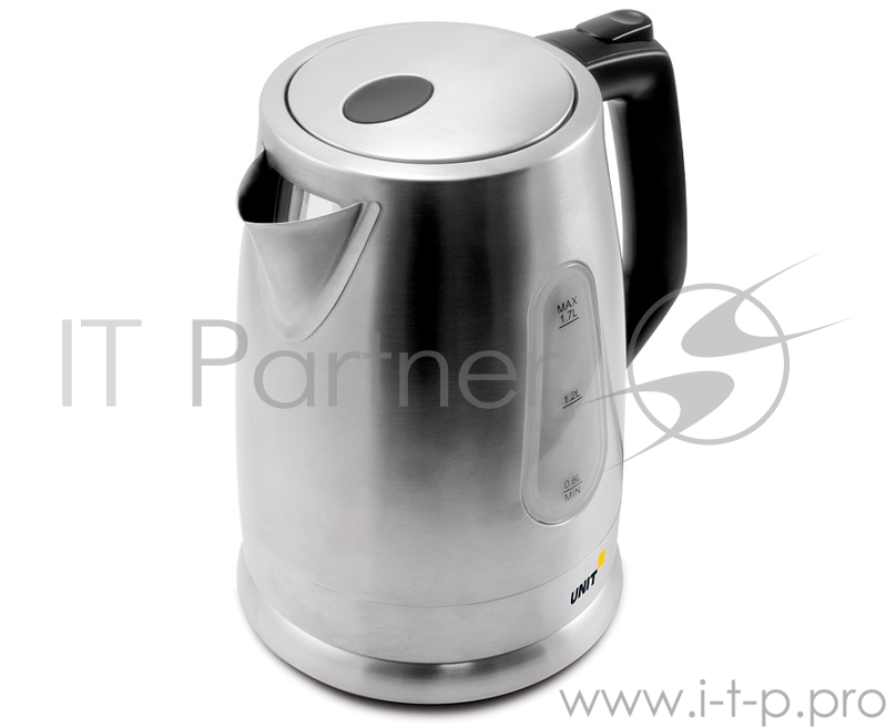 Чайник электрический UNIT UEK-276, сталь, Матовый, 1.7л., 2000Вт.