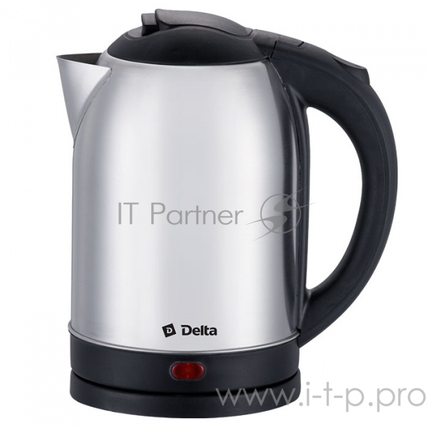 Чайник электрический DELTA DL-1329 нерж.: 2000 Вт, 2л (Россия)(12)