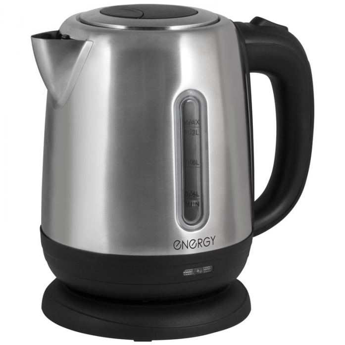 Чайник электрический ENERGY E-228 из нержавеющей стали,1,2л, 1370-1630Вт (в уп. 12 шт)