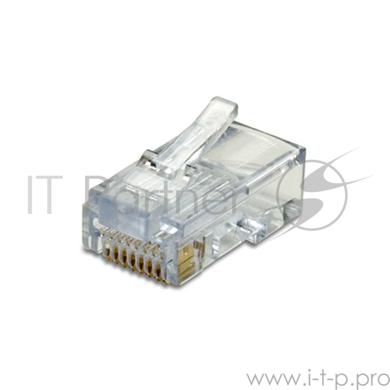 Коннектор Exegate EX158091RUS Коннектор RJ-45 Кат.5 (V) (8P8C) Exegate под одножильный кабель (1шт)