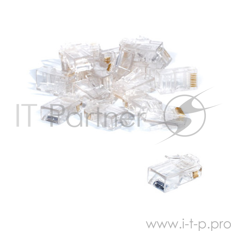 Коннектор Exegate EX158091RUS Коннектор RJ-45 Кат.5 (V) (8P8C) Exegate под одножильный кабель (1шт)