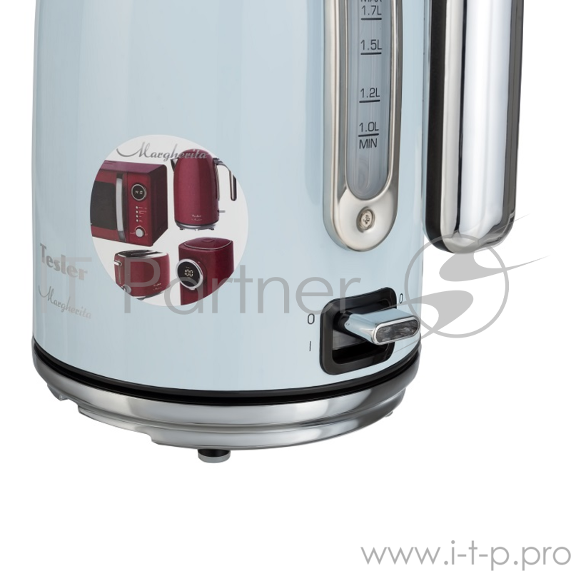 Чайник электрический TESLER KT-1755 SKY BLUE
