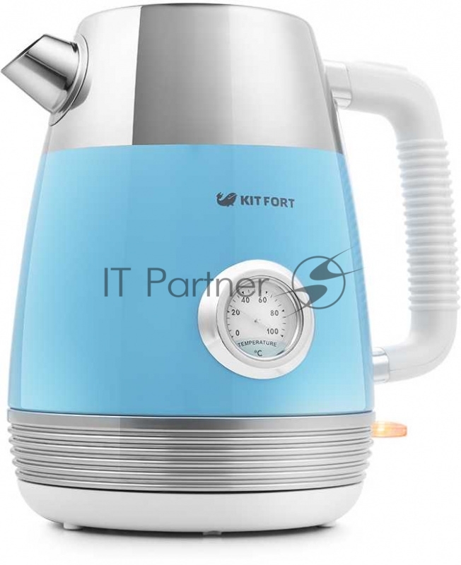 Чайник электрический Kitfort КТ-633-4 1.7л. 2150Вт голубой (корпус: пластик)