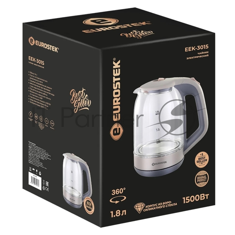 Чайник электрический EuroStek EEK-3015