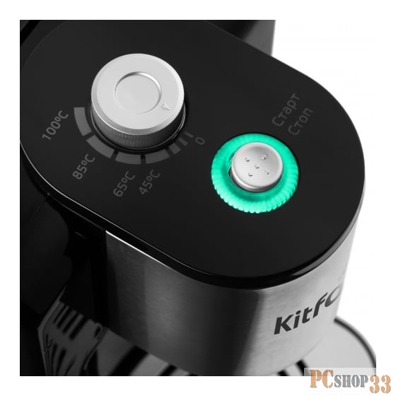 Термопот Kitfort КТ-2502 2.2л. 2600Вт черный/серебристый