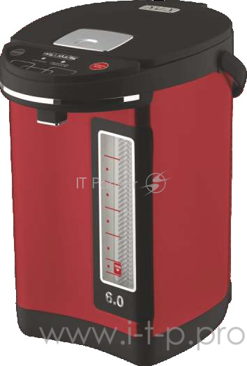 Термопот WILLMARK WAP-602CKL (6л, 2 сп. налива воды) (Бордовый)