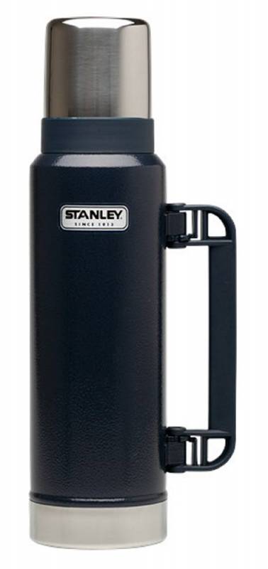Термос Stanley Classic Vac Bottle Hertiage (10-01032-043) 1.3л. темно-синий/серебристый