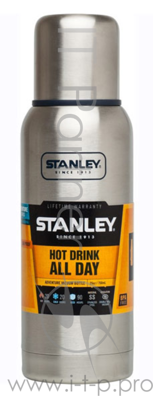 Термос Stanley Adventure (10-01562-017) 0.75л. серебристый