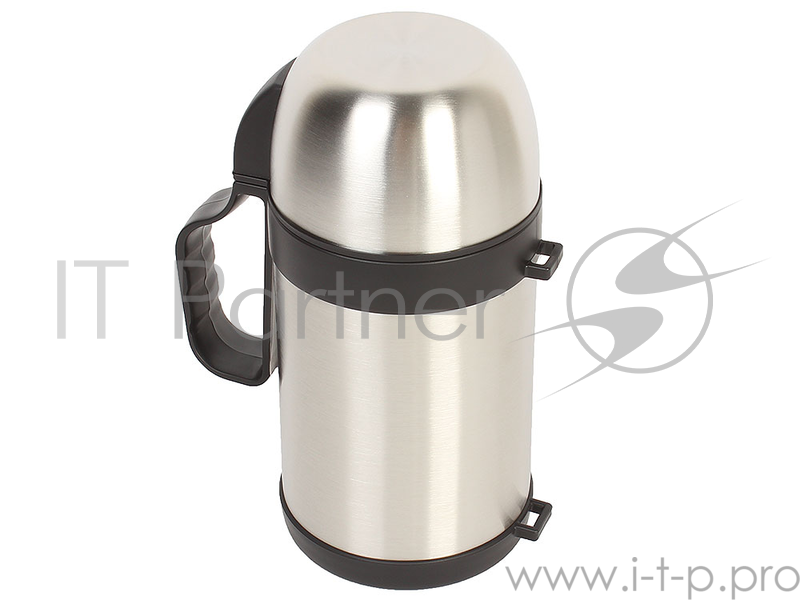 Термос с широким горлом Tiger MCW-P091 Stainless, 0.9 л (нержавеющая сталь, цвет стальной, горловина 6 см, крышка-кружка, емкость для соусов, ложка, с