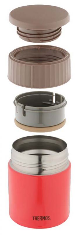 Термос Thermos JBQ-400-PCH (924681) 0.4л. красный/коричневый