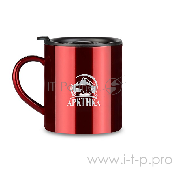Термокружка Арктика невакуумная, 802-200 красная, 0,2л