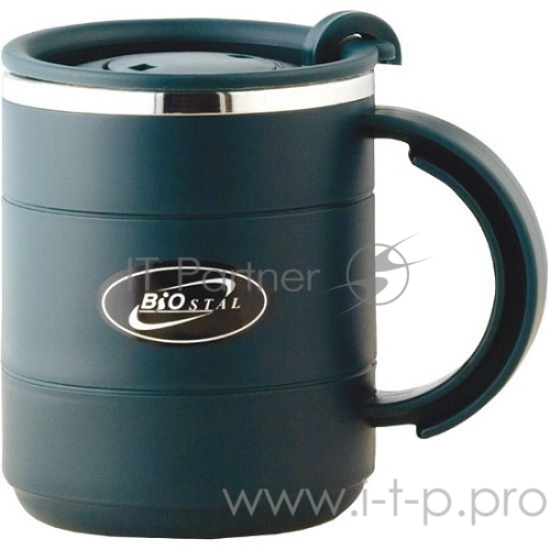 Термокружка BIOSTAL NE-400P 0.40 л с крышкой, двойные стенки, нерж.сталь с пластиком (в уп. 48 шт) &
