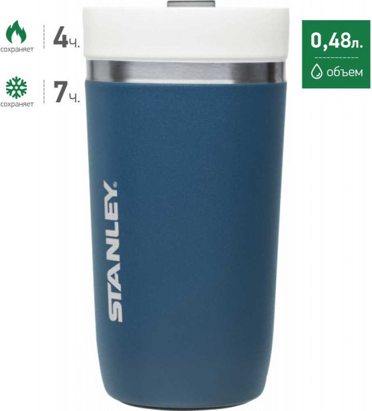 Термостакан Stanley Ceramivac (10-03110-007) 0.48л. синий