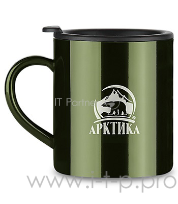 Арктика, 802-400 болотный, Термокружка 0,4л Термокружка невакуумная тм «Арктика», 400 мл, (болотная)
