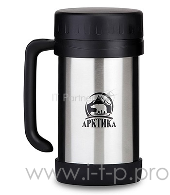 Арктика, 401-500, Термос-кружка 0,5л + ручка Термос-кружка бытовая, вакуумная, с ручкой, тм