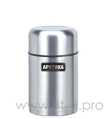 Арктика, 301-750А, Термос, широкое горло 0,75л + чехол Супер широкое горло, 0,75л, для супа и еды в ЧЕХЛЕ, холод/тепло 18ч