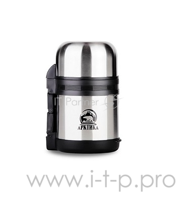 Арктика, 201-600, Термос, универс 0,6л Универсальная пробка, 0,6л, с ручкой + чашка, холод/тепло 18ч