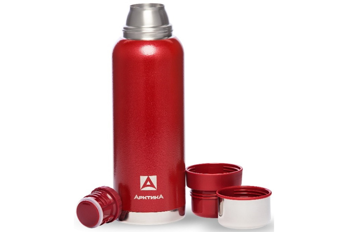 Арктика, 106-900 красный, Термос, узкое горло 0,9л Узкое горло 0,9л, американский дизайн