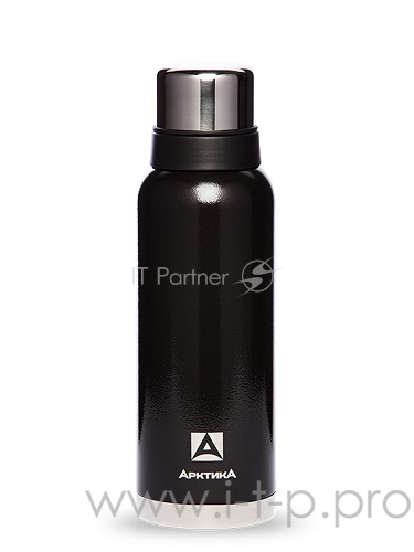 Арктика, 106-1200 черный, Термос, узкое горло 1,2л Узкое горло, 1,2л, американский дизайн, антивандальное покрытие, две чашки, холод/тепло 32ч
