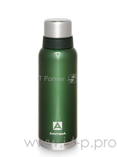 Арктика, 106-1200 зеленый, Термос, узкое горло 1,2л Узкое горло, 1,2л, американский дизайн, антивандальное покрытие, две чашки, холод/тепло 32ч