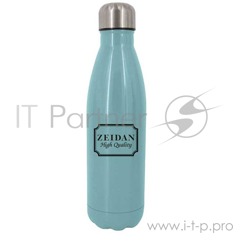 ZEIDAN, Z-9068, Термо-бутылка 750мл Термобутылка, 750 мл (ДВОЙНЫЕ СТЕНКИ, материал – нержавеющая сталь, вакуумная технология, пробка с вакуумной теплоизоляцией), подарочная упаковка.
