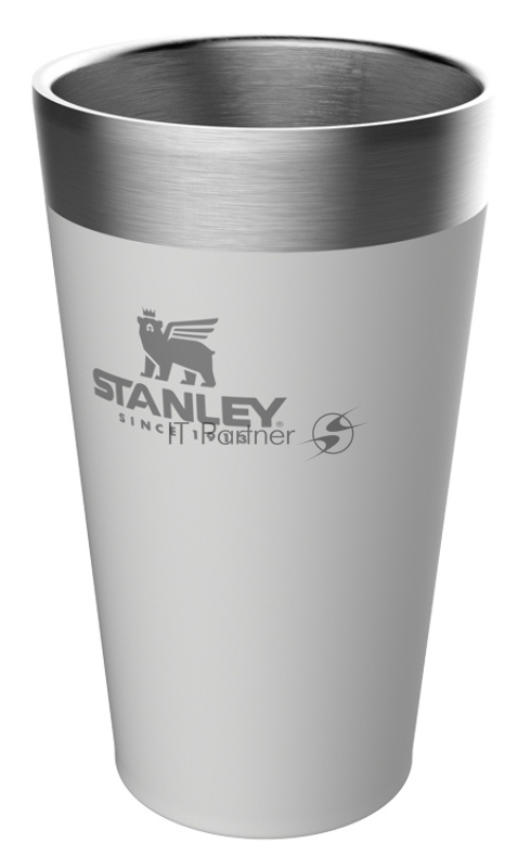 Термостакан Stanley Adventure Stacking Vacuum Pint (10-02282-059) 0.47л. белый