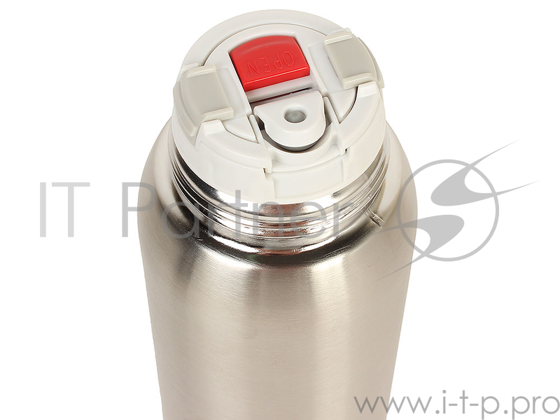 Термос спортивный Tiger MBO-E080 Black, 0.8 л (нержавеющая сталь, цвет крышки черный, цвет термоса стальной)