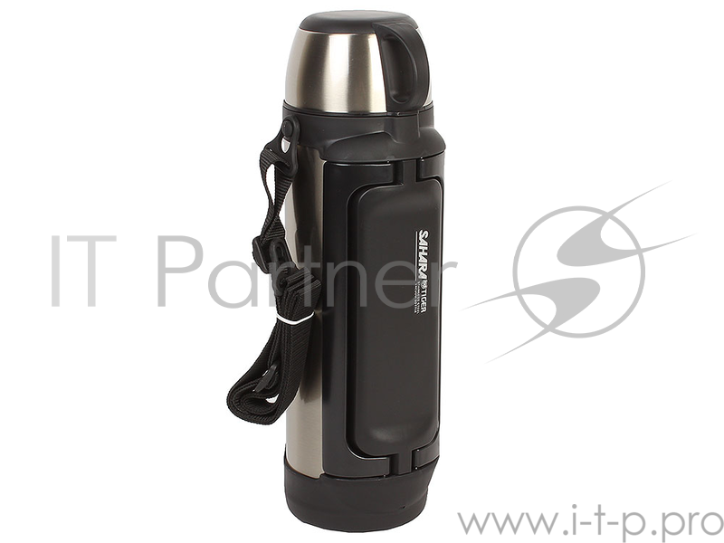 Термос универсальный Tiger MHK-A200 XC, 2 л (нержавеющая сталь, цвет серебристый, горловина 7см, крышка-кружка + пиала, складные пластиковые ручки, ре