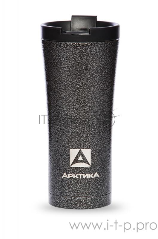 Термос-кружка Арктика 410-500 черный молоток, 500мл (уп-ка 6шт)