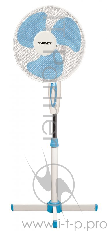 Вентилятор напольный Scarlett SC-SF111B04 45Вт скоростей:3 белый