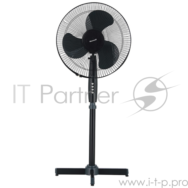 Вентилятор MAXWELL MW-3546(BK) напольный 35Вт диаметр лопастей 16