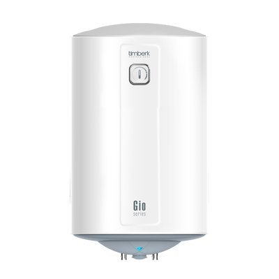 Водонагреватель Timberk SWH RE9 80 V Накопительный 80л,1,5 кВт, круглый, медный нагр. элемент, внутри эмаль, ?450x771 (мм), 23,48 кг, Белый