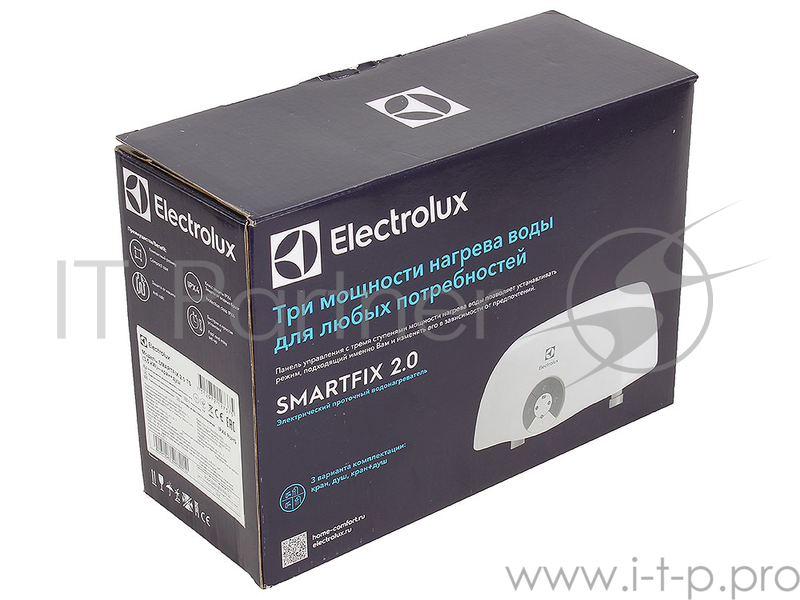 Водонагреватель Electrolux SMARTFIX 2.0 TS (3,5 kW) - кран+душ, проточный