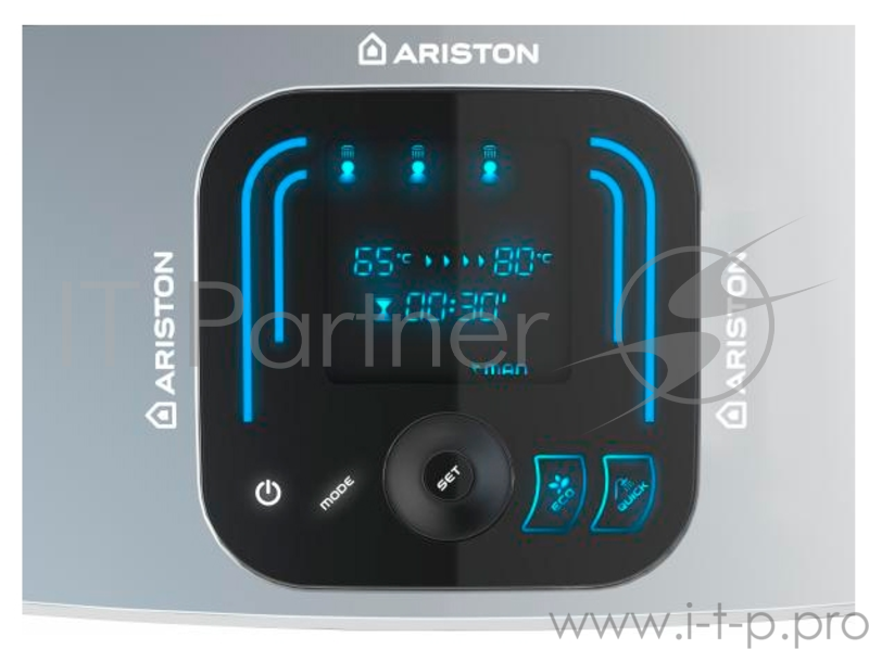 Водонагреватель ARISTON ABS VLS EVO INOX QH 100 2500Вт 100л 490x1275x270мм