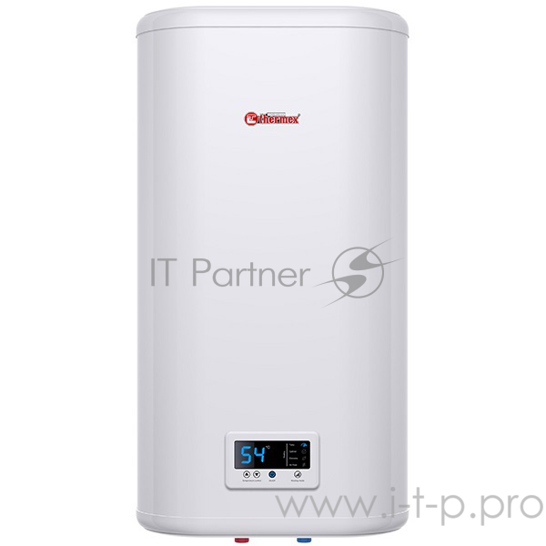 Водонагреватель THERMEX Flat Plus IF 80V (PRO) накопительный электрический 80 л потребляемая мощность 2 кВт (220 В) электронное управление магниевый анод (2 шт.) вертикальный монтаж на стену с нижней подводкой (?) максимальная температура нагрева во