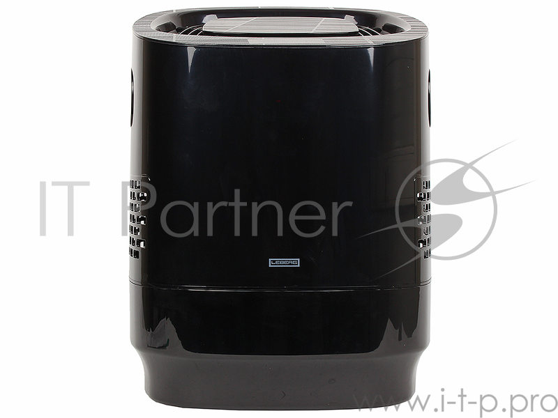 Очиститель воздуха (Мойка) Leberg LW-15BK (Черный) Мощ. 15 Вт, пл 28 м.кв., ём-ть 6.2л, расход 400мл/ч, Ion, ШхВхГ 300x435x330, вес 5.7 кг