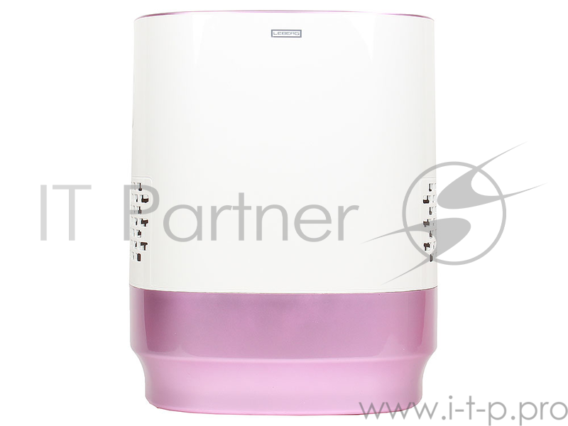 Очиститель воздуха (Мойка) Leberg LW-20R (Бело-Розовый) Мощ. 15 Вт, пл 28 м.кв., ём-ть 6.2л, расход 400мл/ч, Ion, Подсветка, ШхВхГ 300x410x330, вес 6.