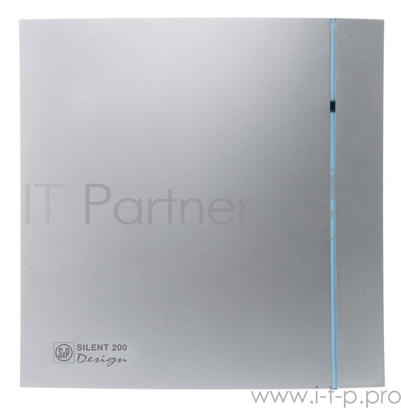 Вентилятор SOLER&PALAU SILENT-200 CZ SILVER DESIGN-3C 175 м3/ч. Установочный д 116 мм. 5 dB(A)