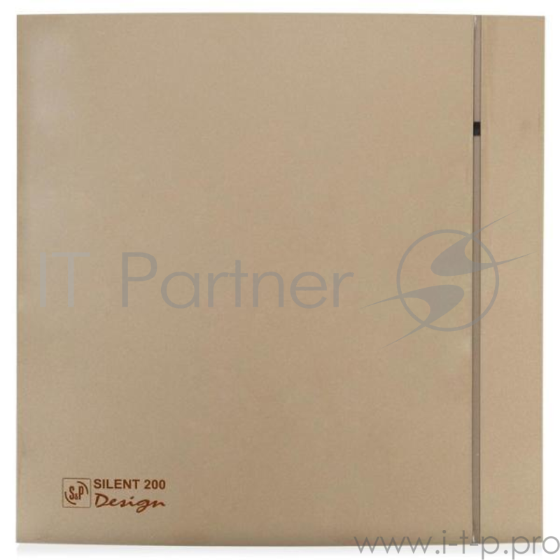 Вентилятор SOLER&PALAU SILENT-200 CZ CHAMPAGNE DESIGN-4C 175 м3/ч. Установочный д 116 мм. 5 dB(A)