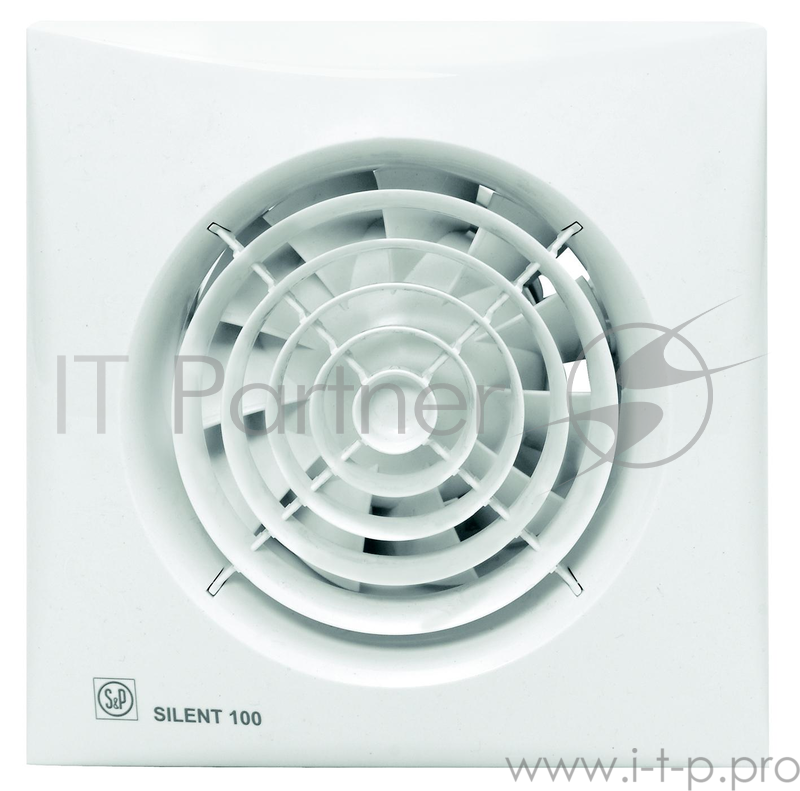 Вентилятор вытяжной SOLER&PALAU Silent-100 CZ 8 Вт. Установочный д 98мм. 95 м3/час